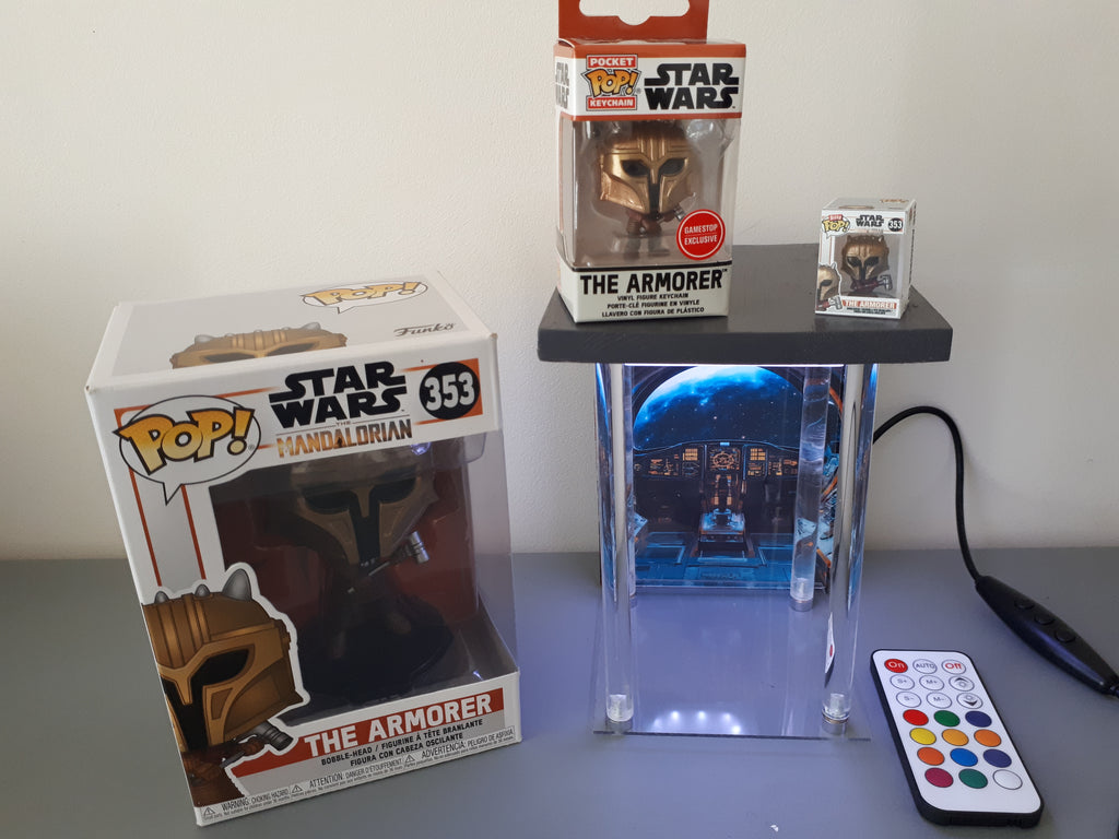 ShinyGeeck – Lightbox LED pour Figurines |Éclairage Setup Gaming & Déco Geek