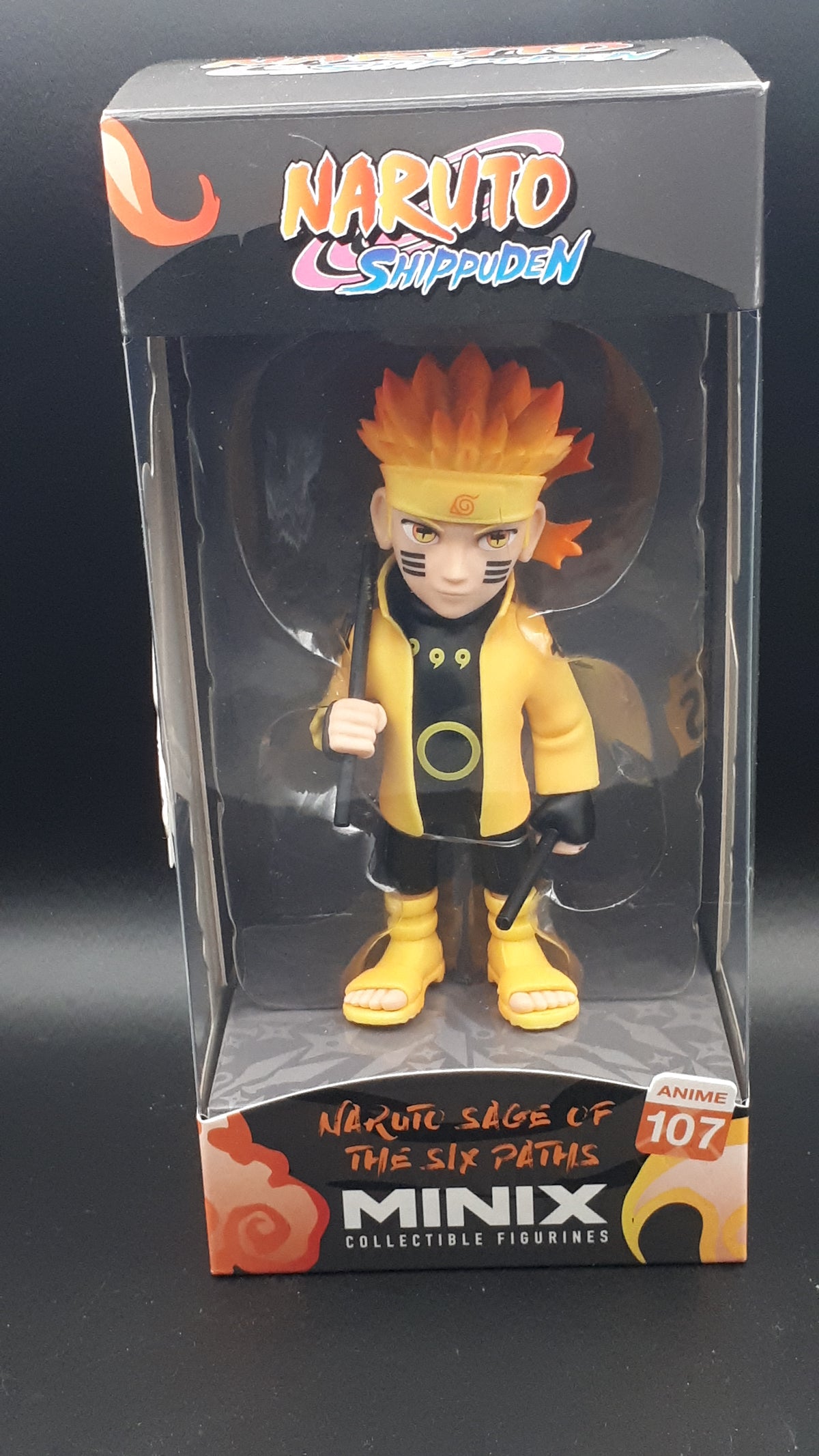 Lot Naruto Shippuden : Figurine MINIX Naruto Sage of the Six Paths n°107 + Lightbox LED