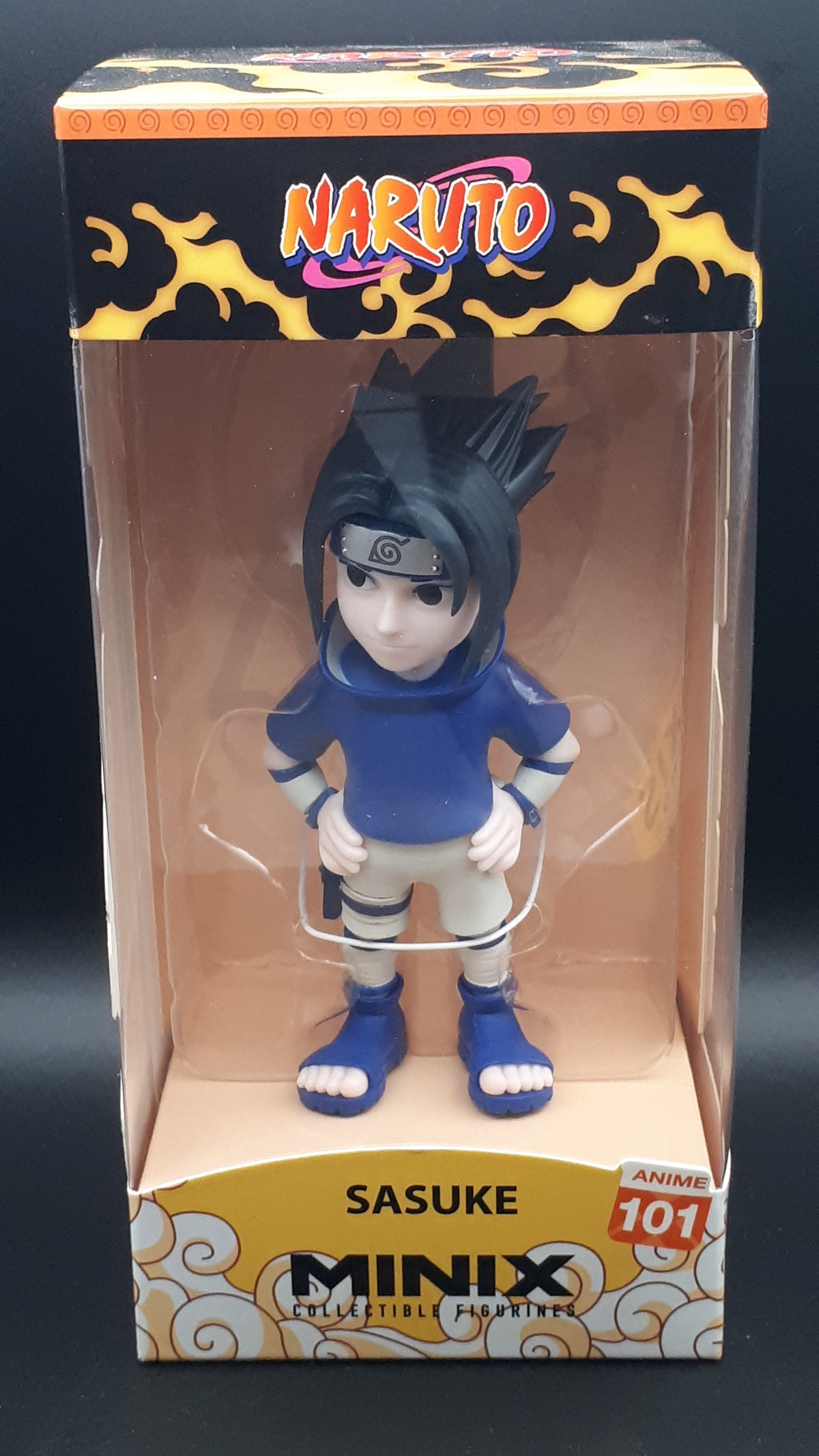 ⚡ Lot Naruto : Figurine MINIX Sasuke #101 + Lightbox LED