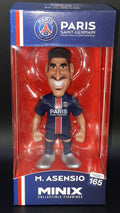 🔵🔴 Lot PSG Asensio : Figurine MINIX #165 + Lightbox LED